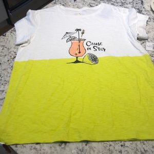 NWT Kate Spade Cause a Stir Tee Medium